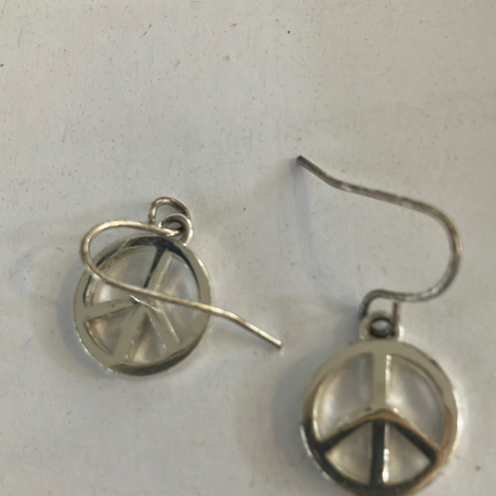 Peace earrings